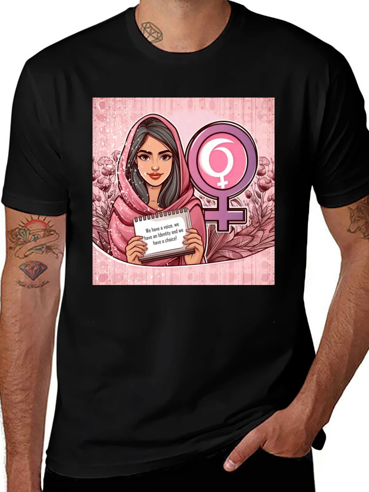 Empowered Womens Rights Graphic T-Shirt product image 1