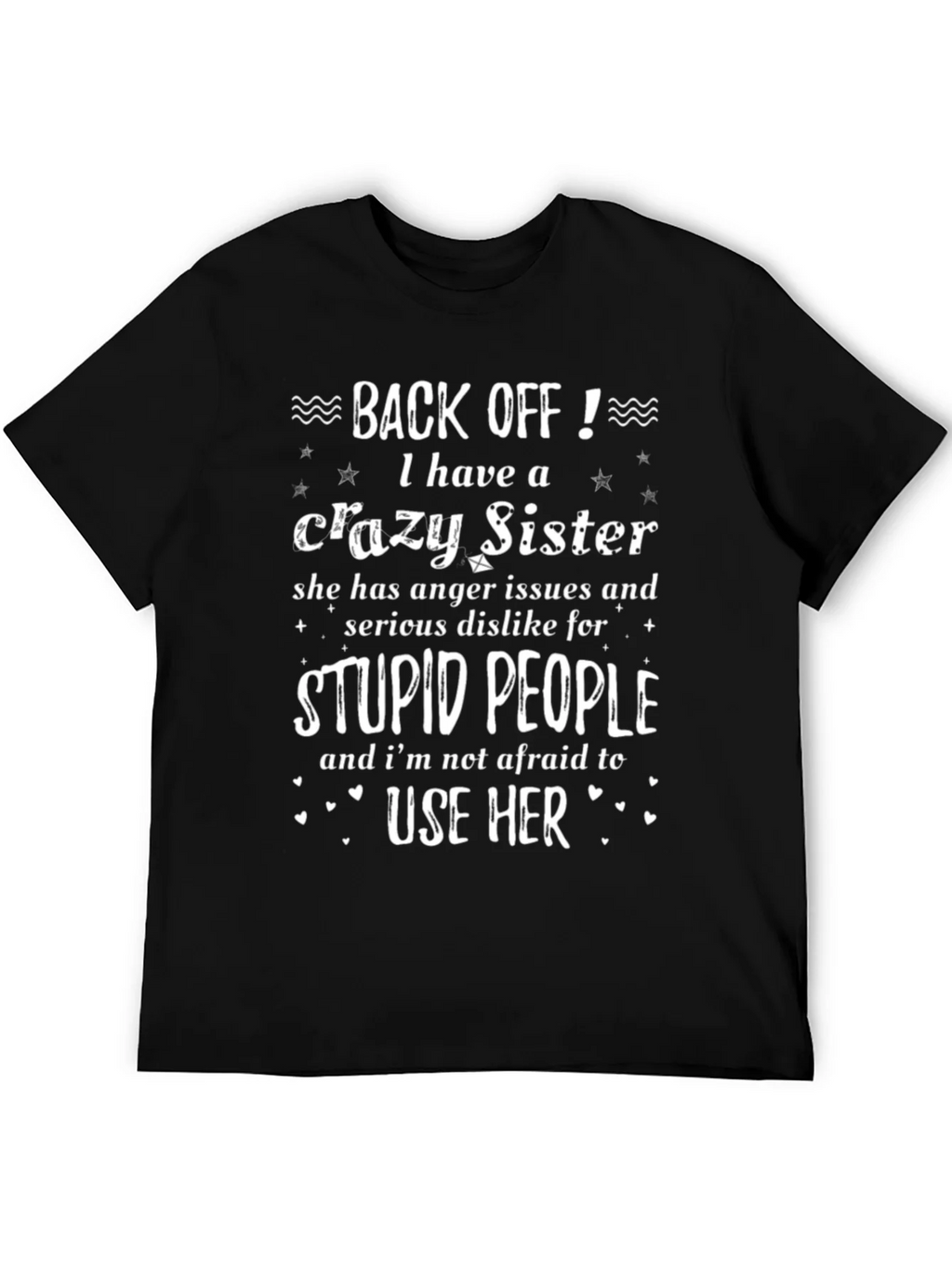 Crazy Sister T-Shirt Novelty Gift product image 8