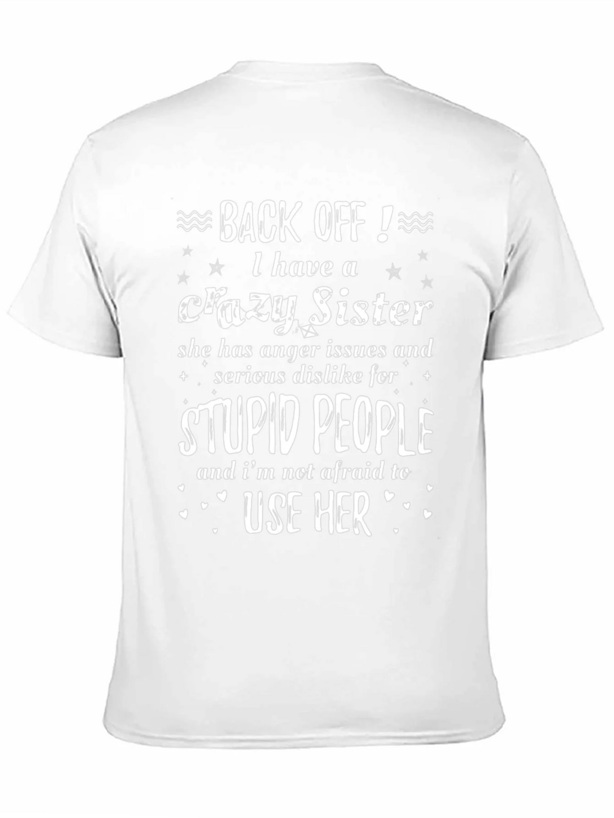 Crazy Sister T-Shirt Novelty Gift product image 2