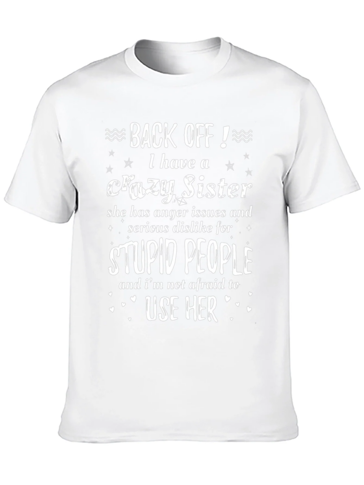 Crazy Sister T-Shirt Novelty Gift product image 12