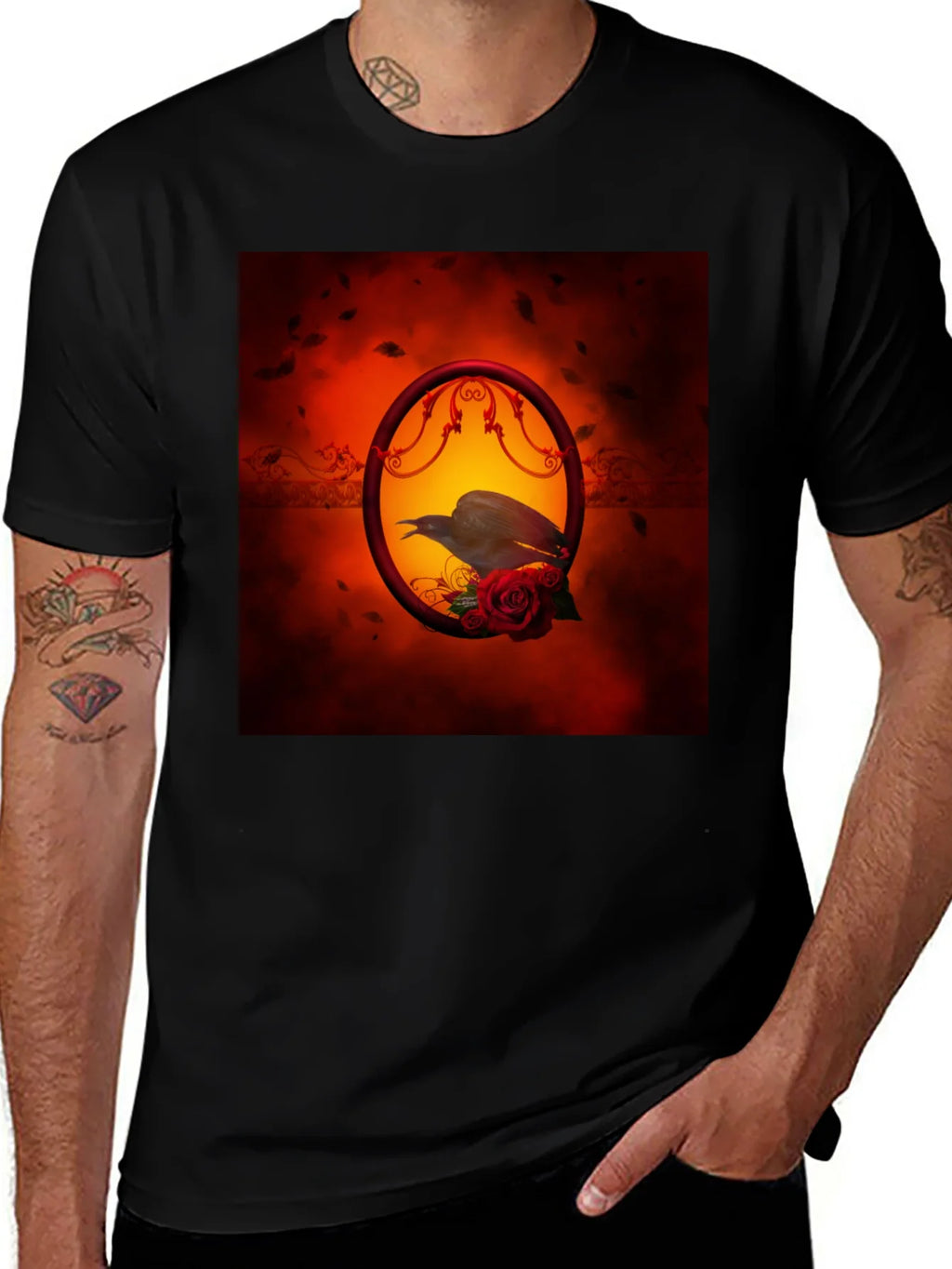 Raven and Rose Graphic Tee product image 1