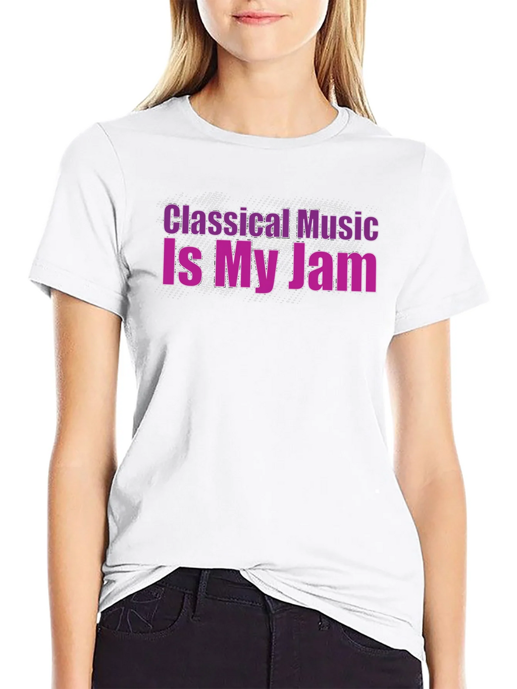Classical Music Is My Jam Black T-Shirt product image 11