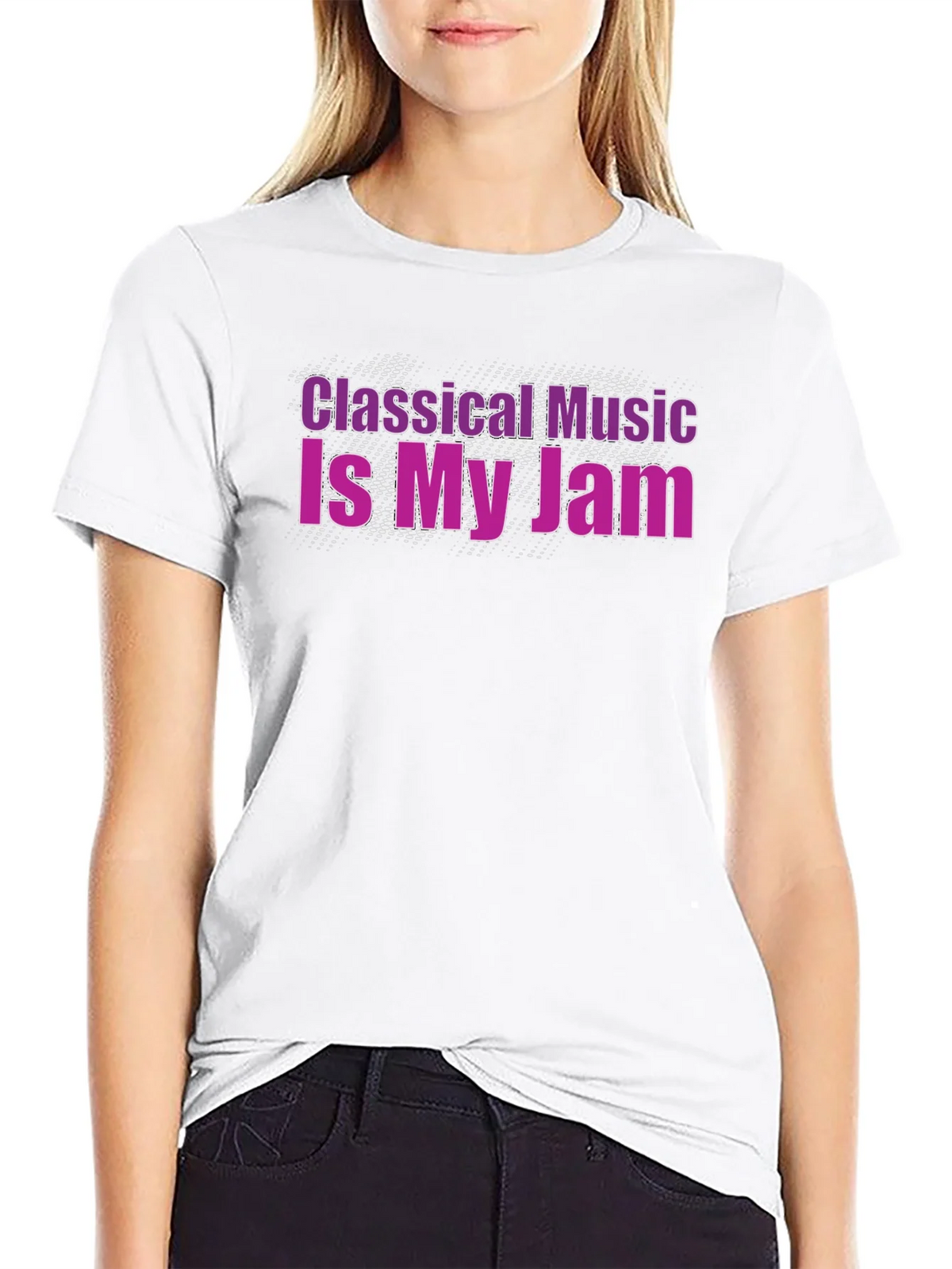 Classical Music Is My Jam Black T-Shirt product image 11