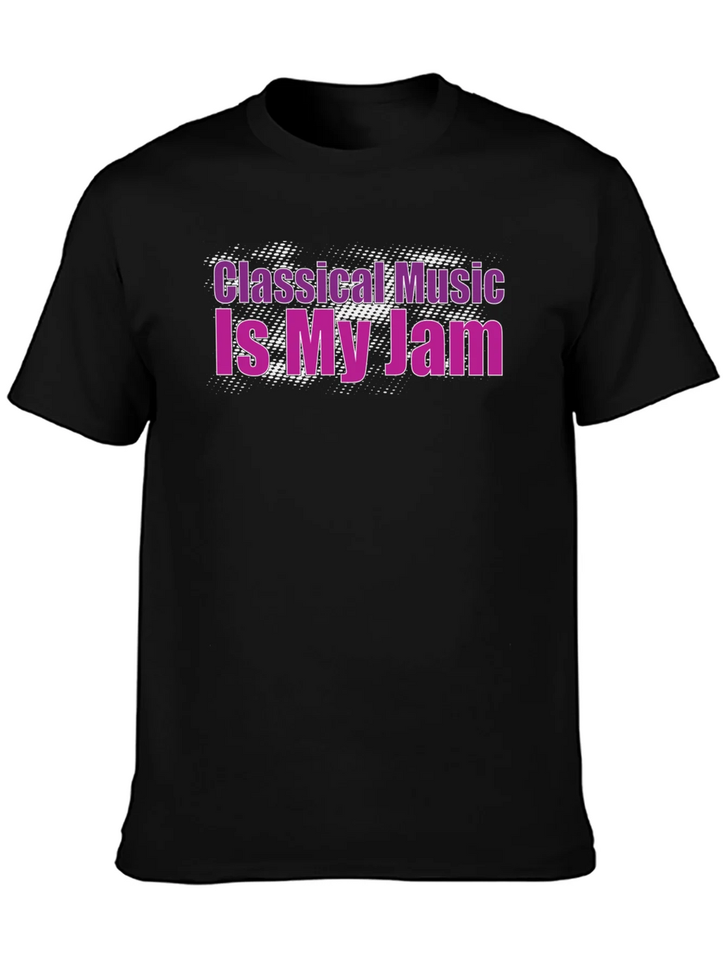 Classical Music Is My Jam Black T-Shirt product image 6