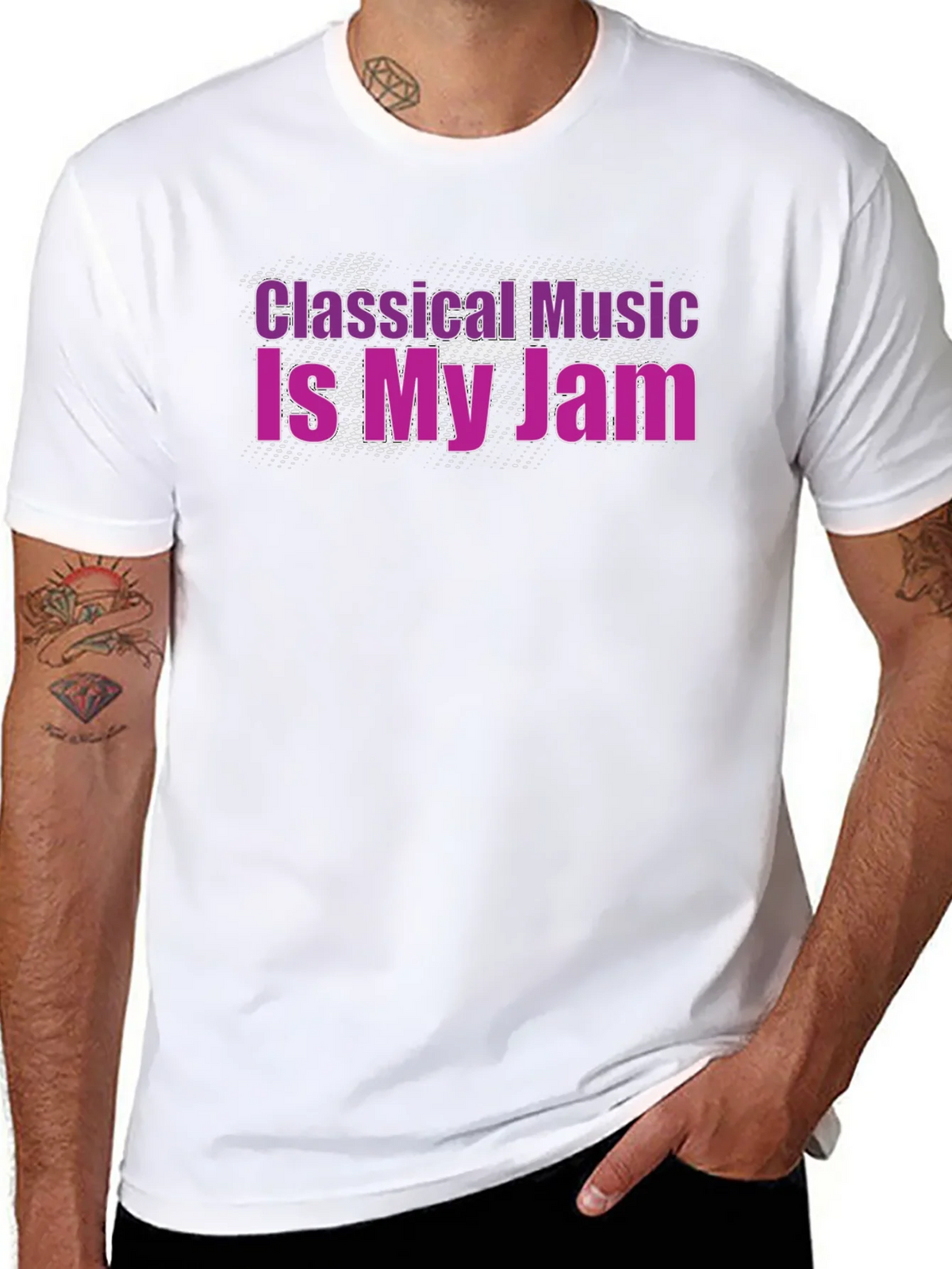 Classical Music Is My Jam Black T-Shirt product image 10