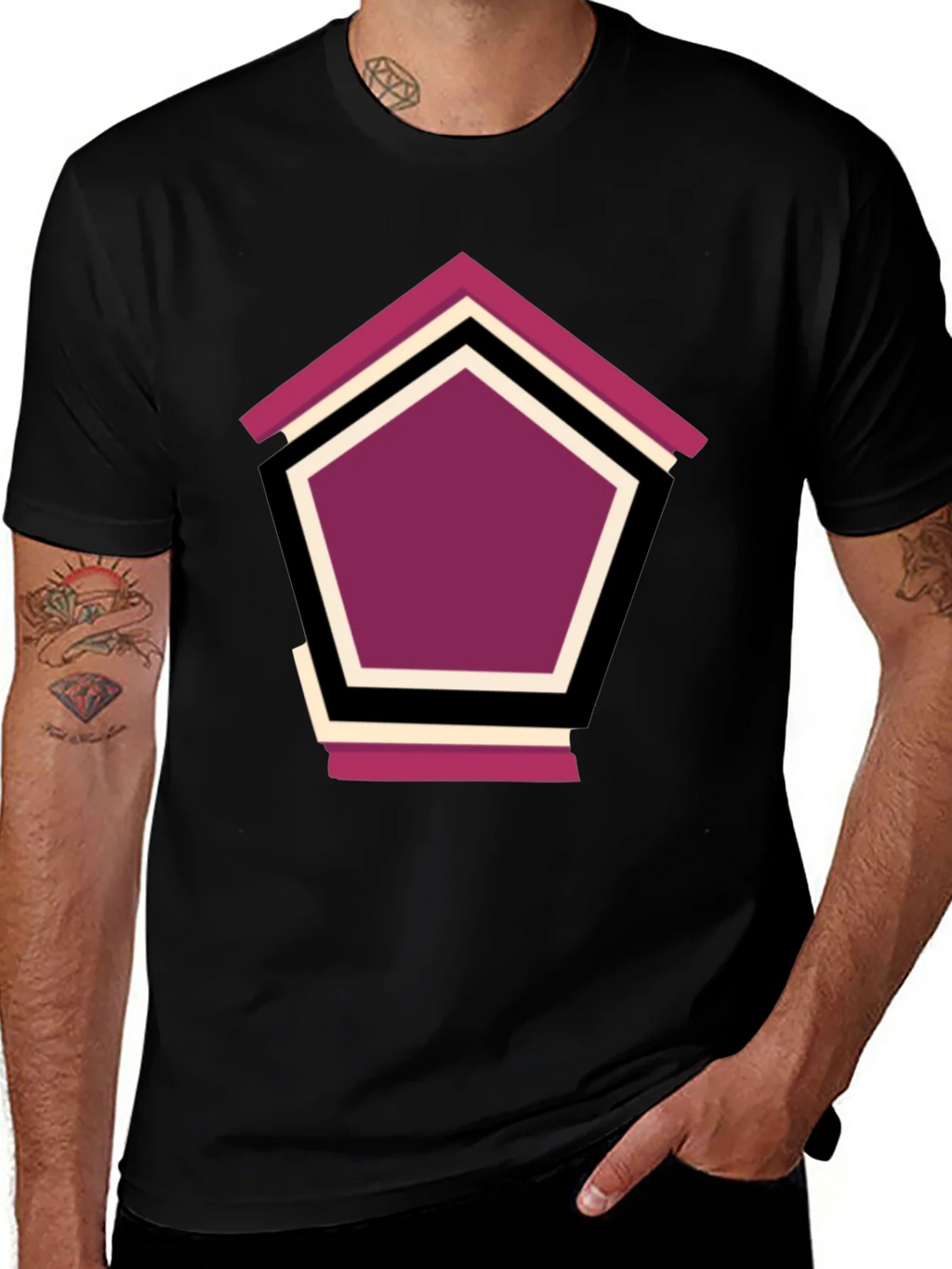 Geometric Penthouse T-Shirt - Stylish Design product image 1