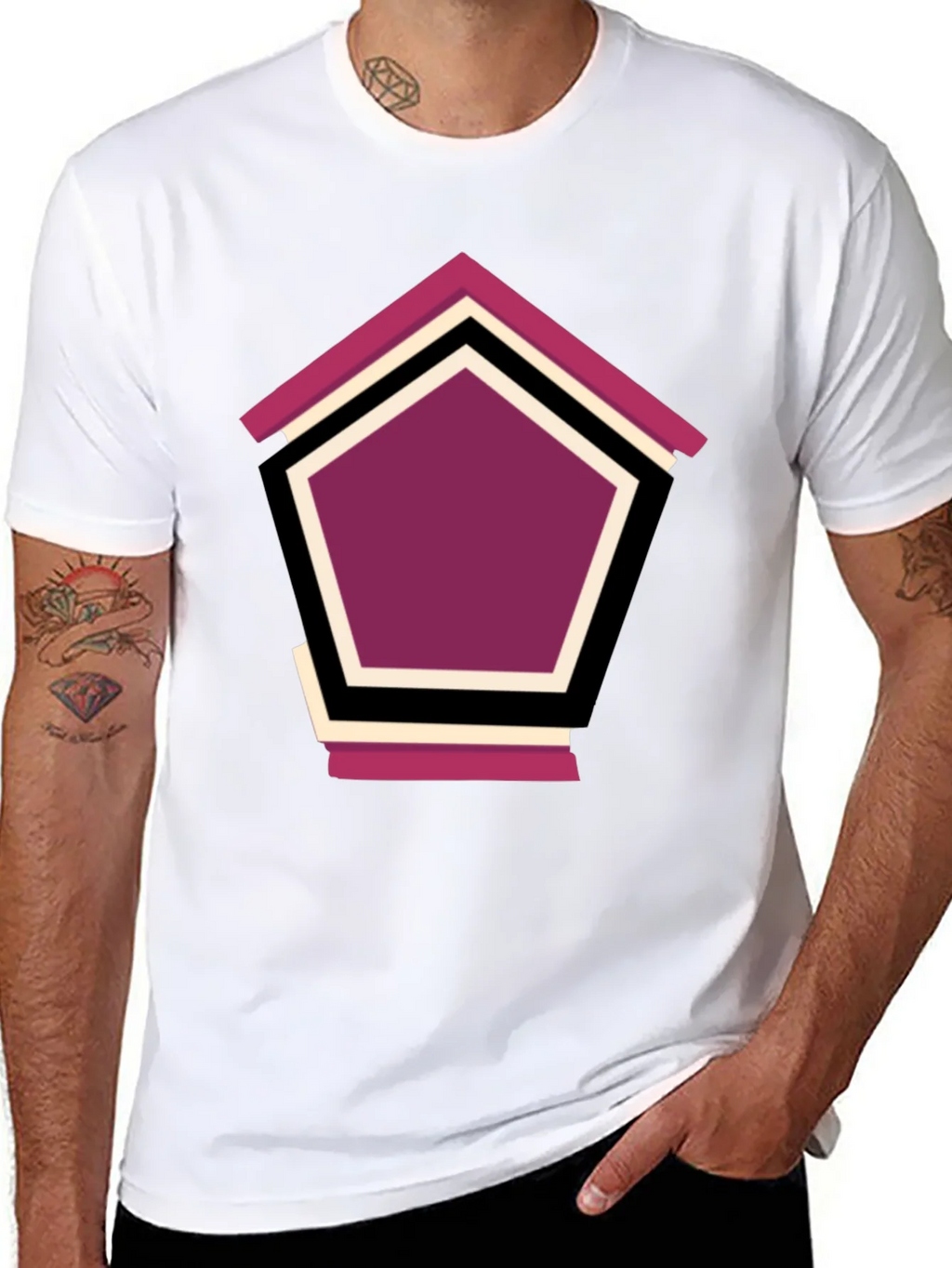 Geometric Penthouse T-Shirt - Stylish Design product image 10