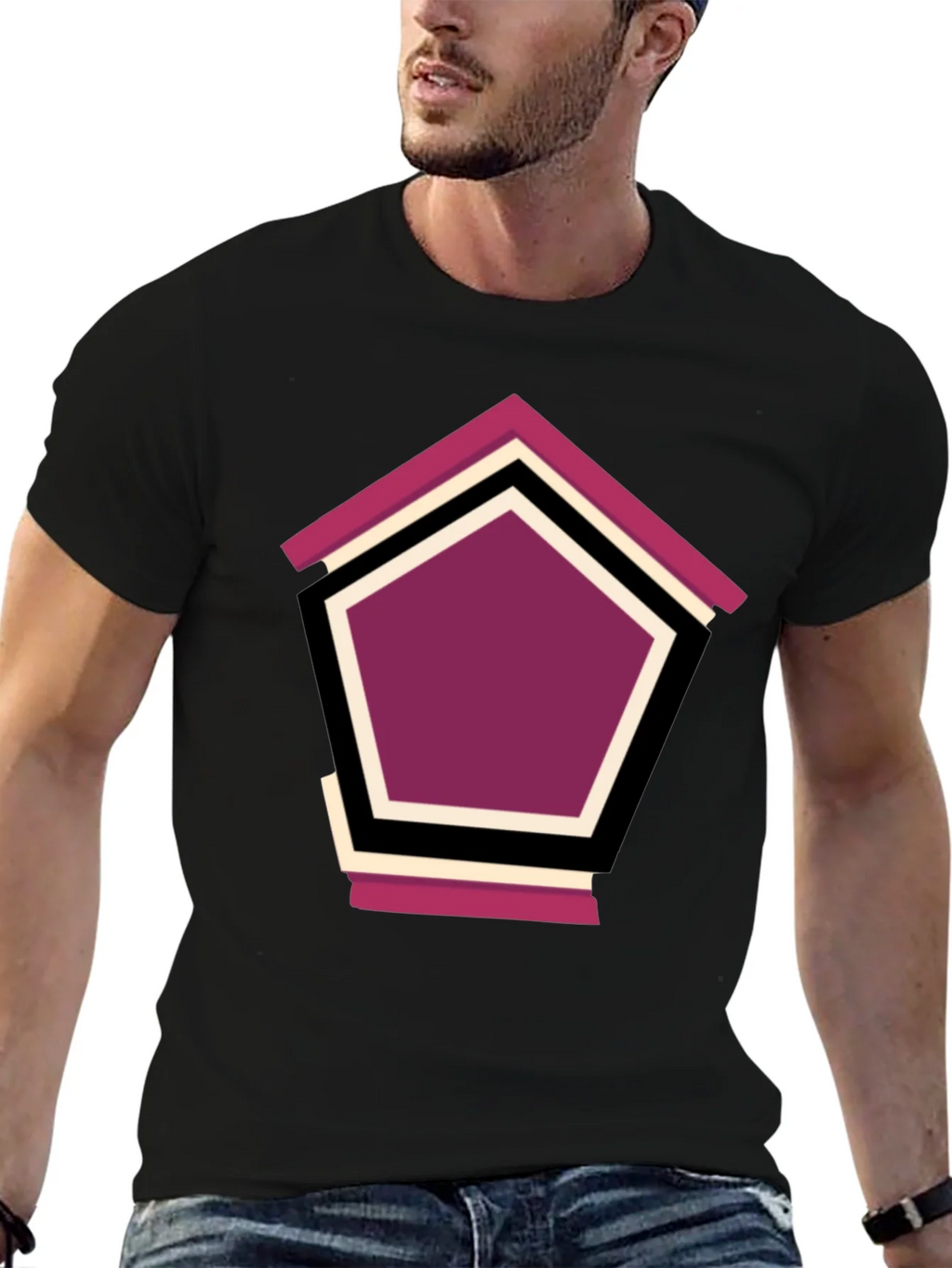 Geometric Penthouse T-Shirt - Stylish Design product image 9