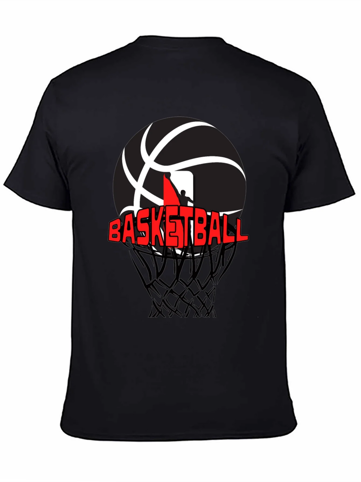 Basketball Graphic T-Shirt - Black product image 7