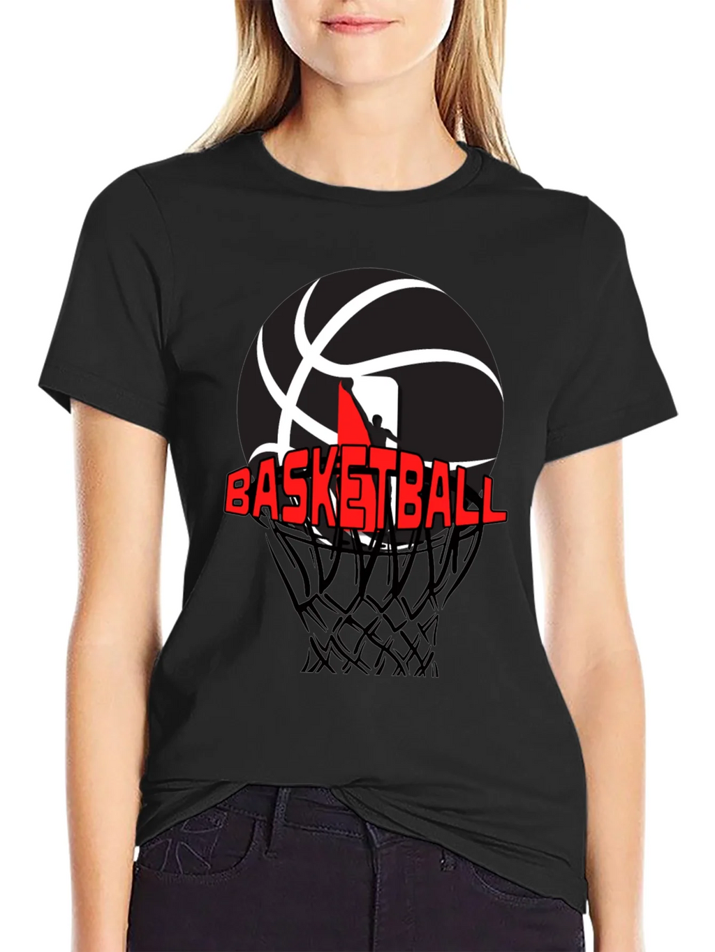 Basketball Graphic T-Shirt - Black product image 5