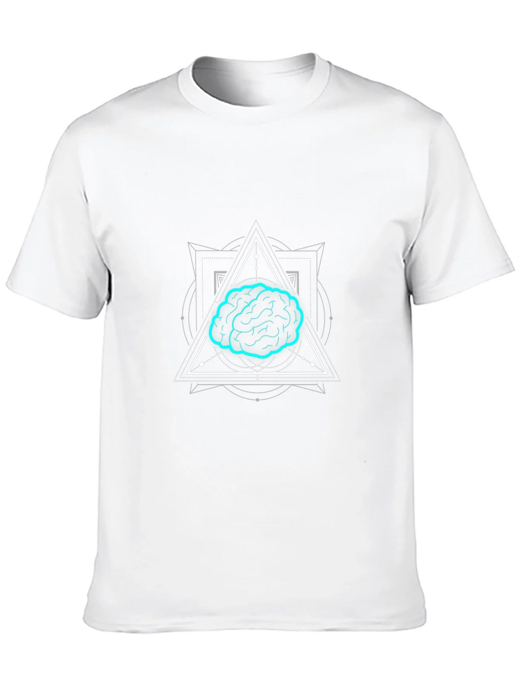 Brain Graphic T-Shirt - Black Cotton Tee for Men product image 12