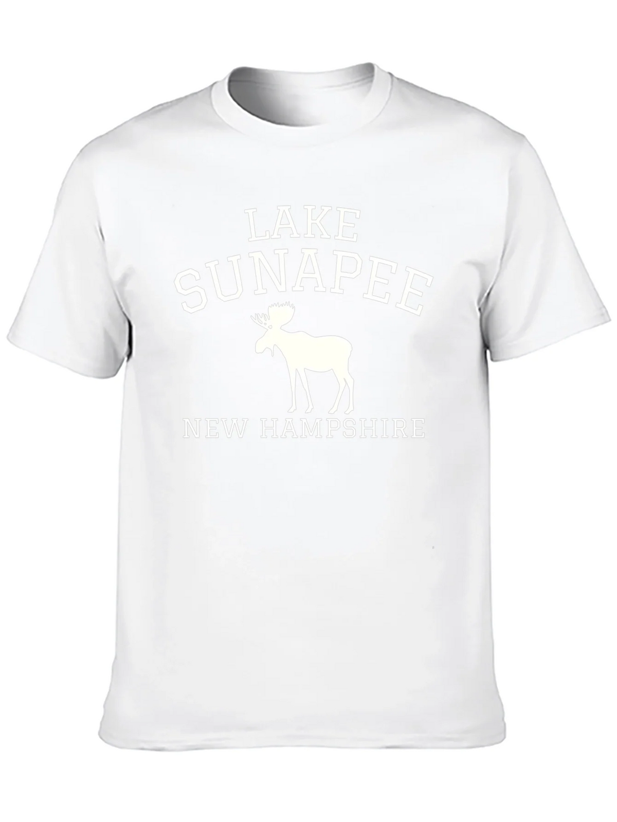 Lake Sunapee New Hampshire Black Graphic Tee product image 12