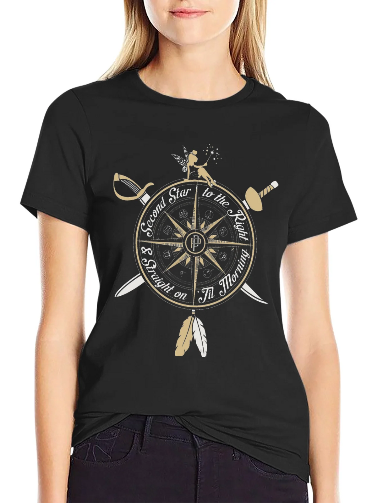 Second Star Compass Graphic Tee product image 5
