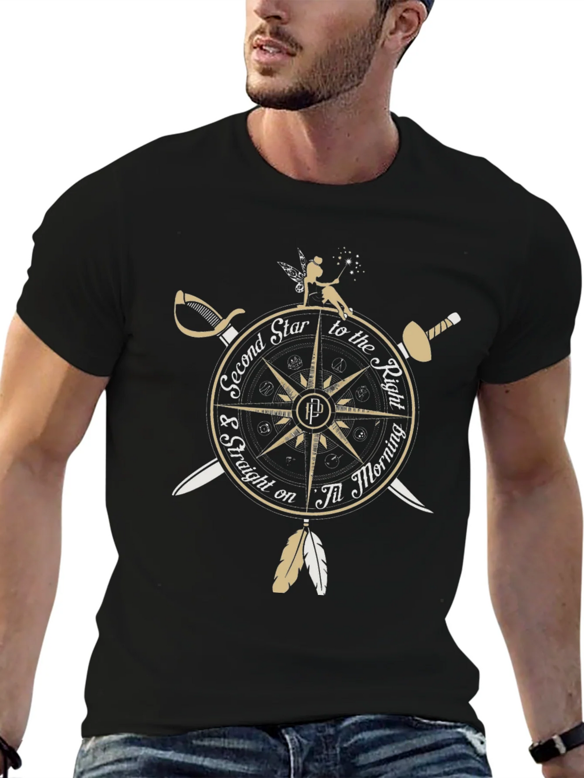 Second Star Compass Graphic Tee product image 9