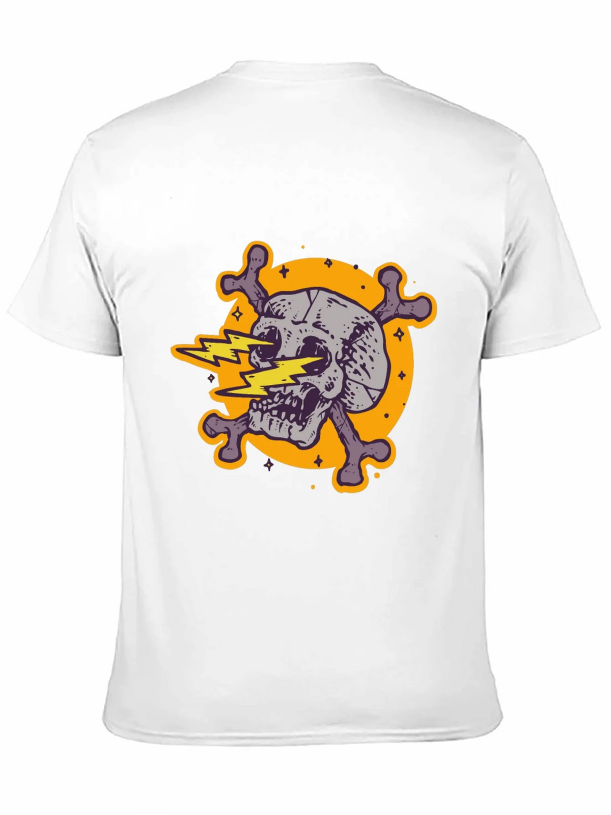 Skull & Crossbones Graphic Tee - Electric Design product image 2