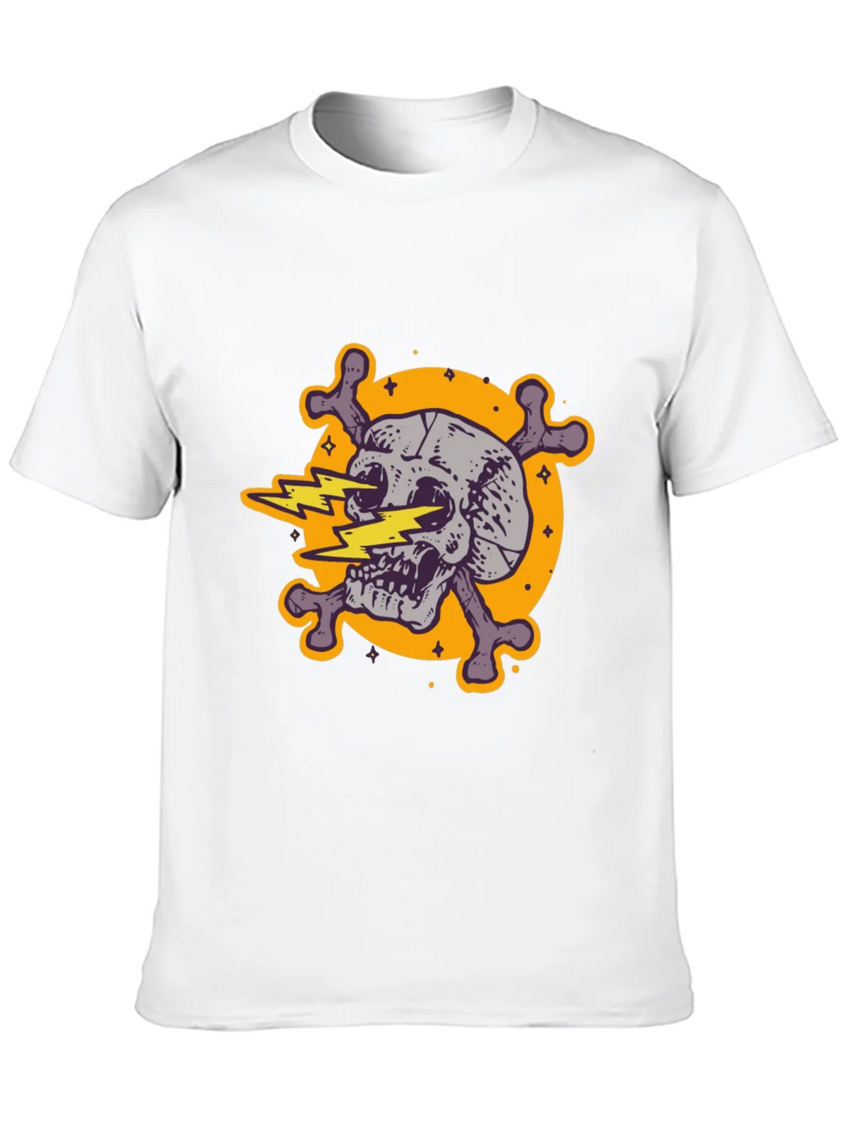 Skull & Crossbones Graphic Tee - Electric Design product image 12
