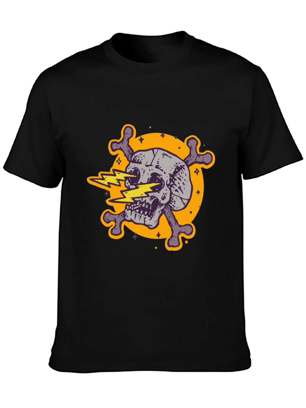 Skull & Crossbones Graphic Tee - Electric Design product image 6