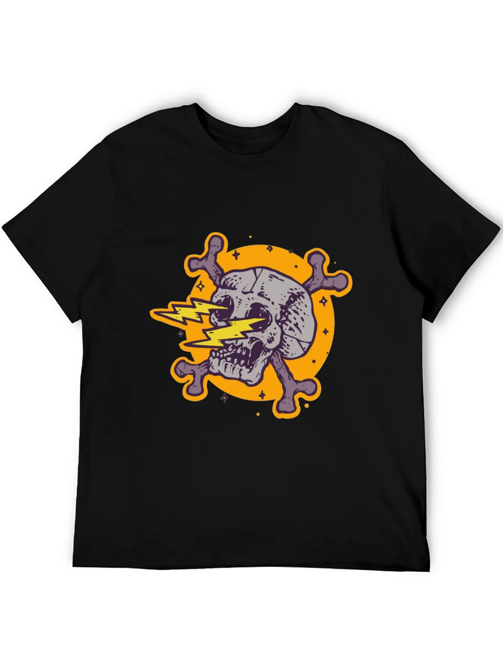 Skull & Crossbones Graphic Tee - Electric Design product image 8