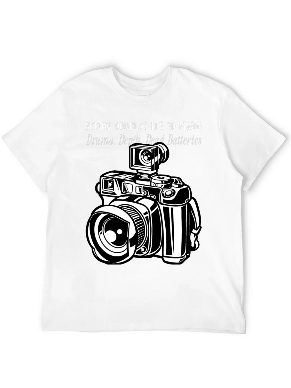Camera Humor T-Shirt - 3D Magic Photography Lover Tee product image 3