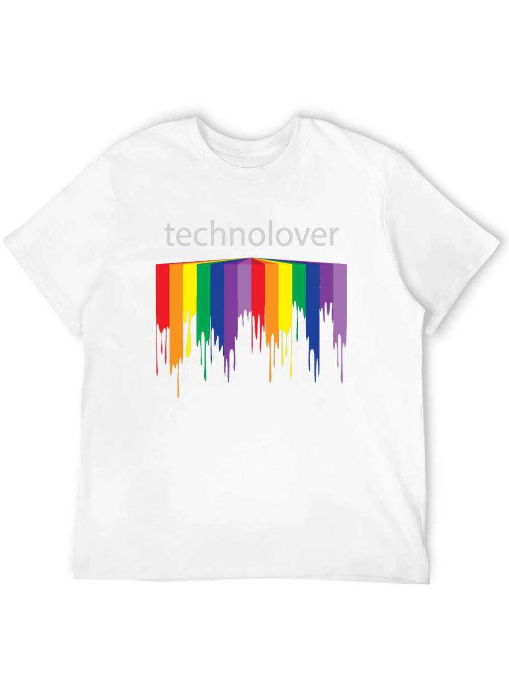 Technolover Rainbow Drip T-Shirt product image 3