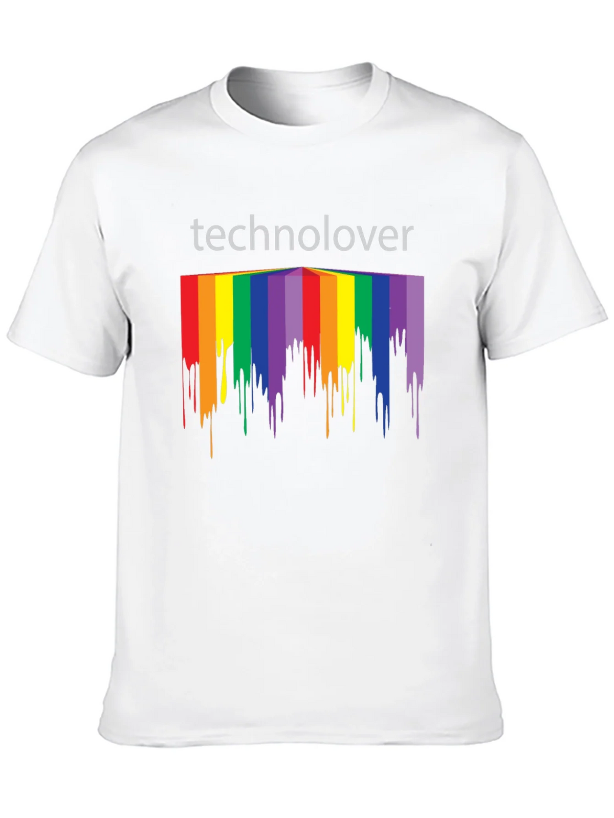 Technolover Rainbow Drip T-Shirt product image 12