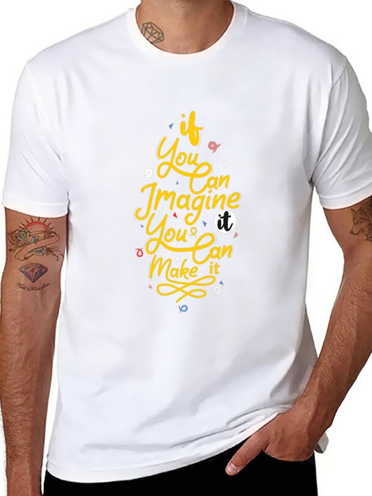 Inspirational Graphic Print Black T-Shirt product image 10