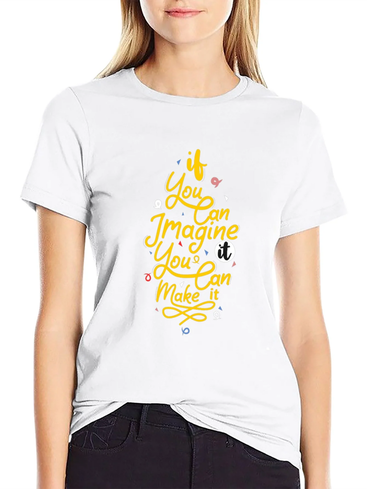 Inspirational Graphic Print Black T-Shirt product image 11