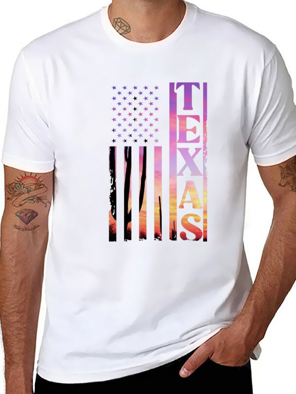 Texas Flag Graphic T-Shirt - Mens product image 10