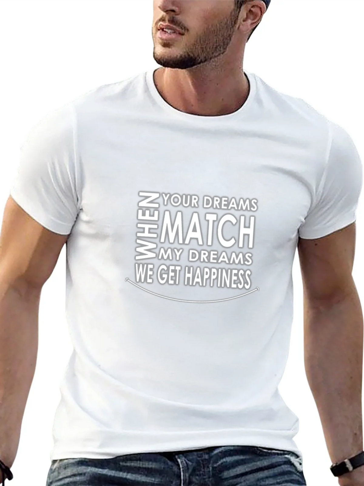 Dreams Match Happiness Graphic T-Shirt product image 4