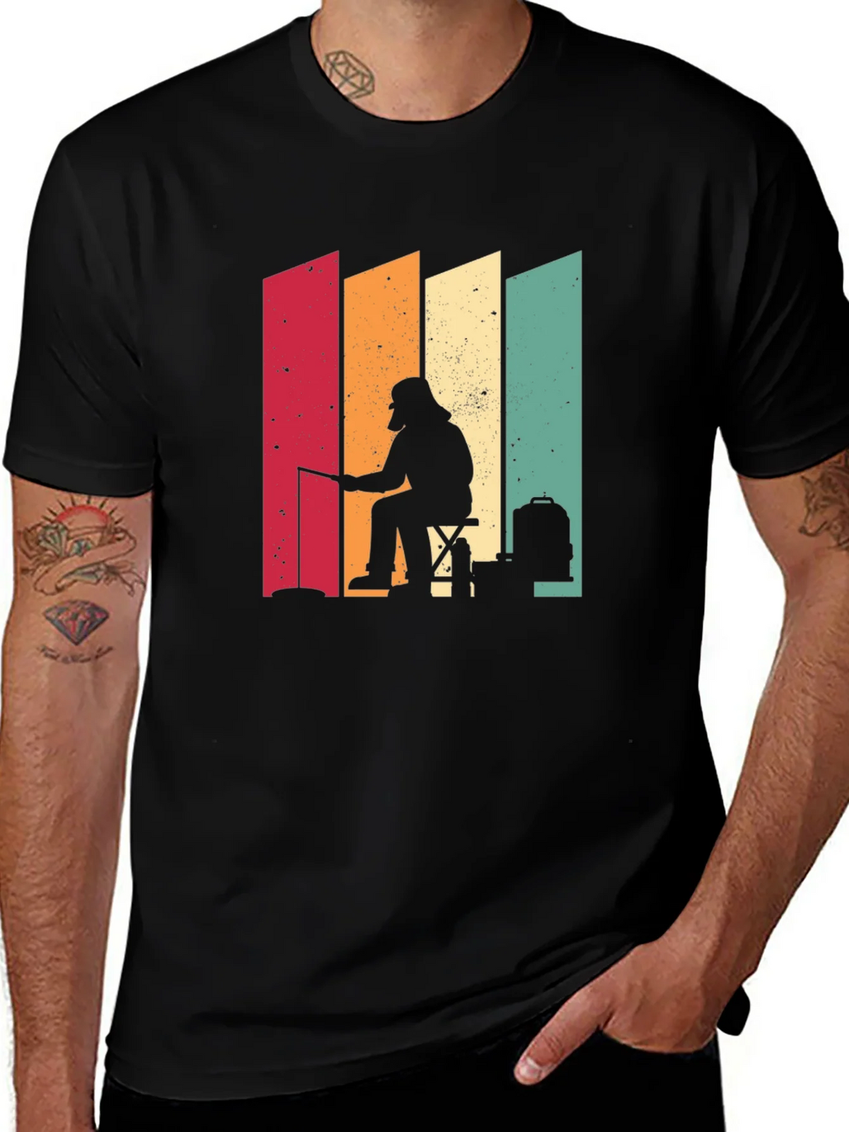 Vintage Fishing Retro T-Shirt product image 1