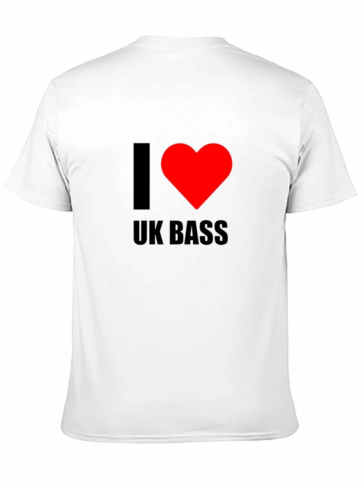 I Heart UK Bass Black T-Shirt product image 2