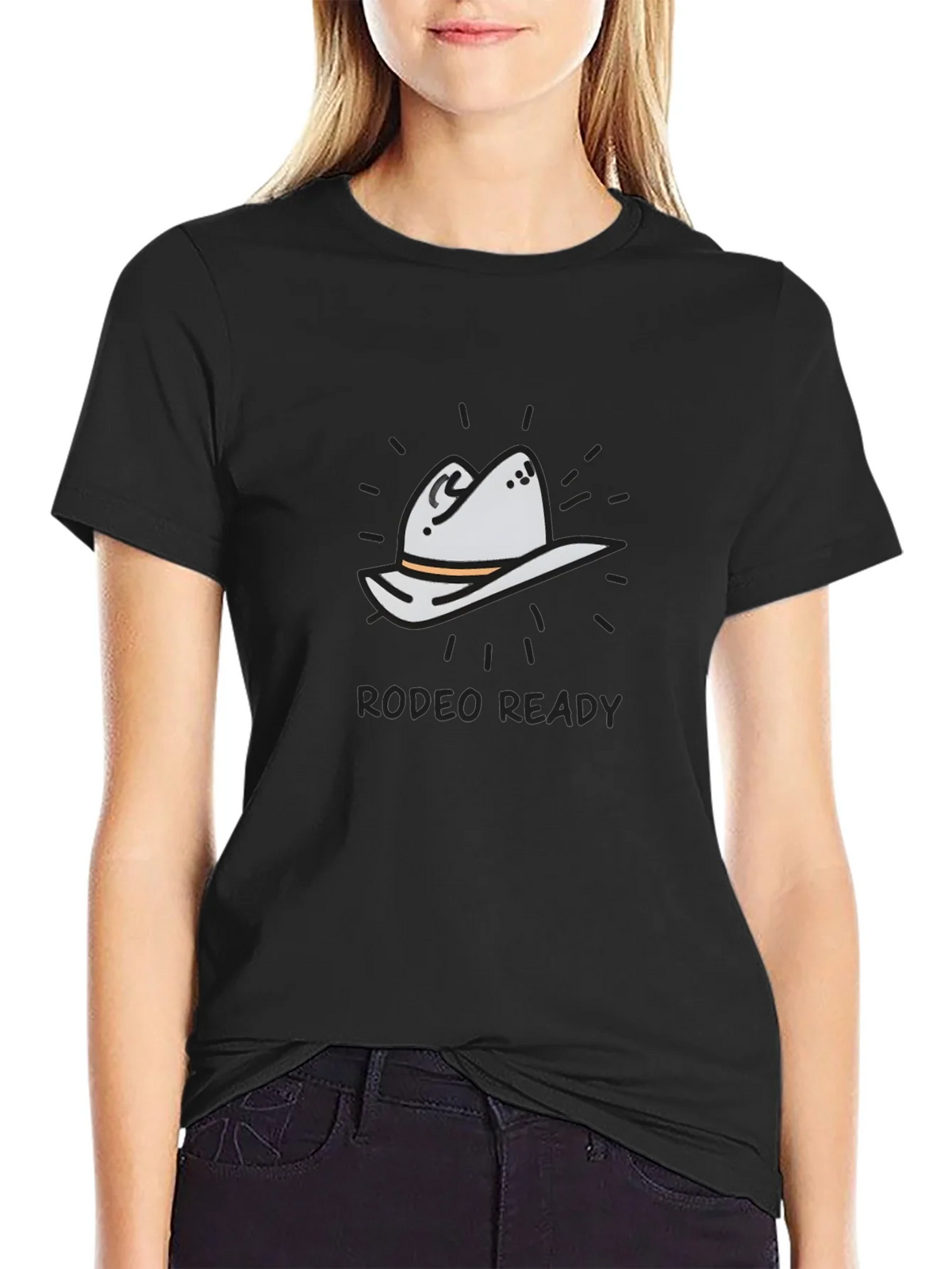 Rodeo Ready T-Shirt - Cowboy Hat Graphic Tee