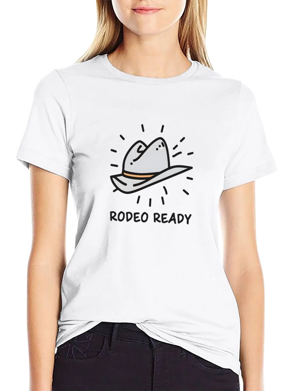 Rodeo Ready T-Shirt - Cowboy Hat Graphic Tee