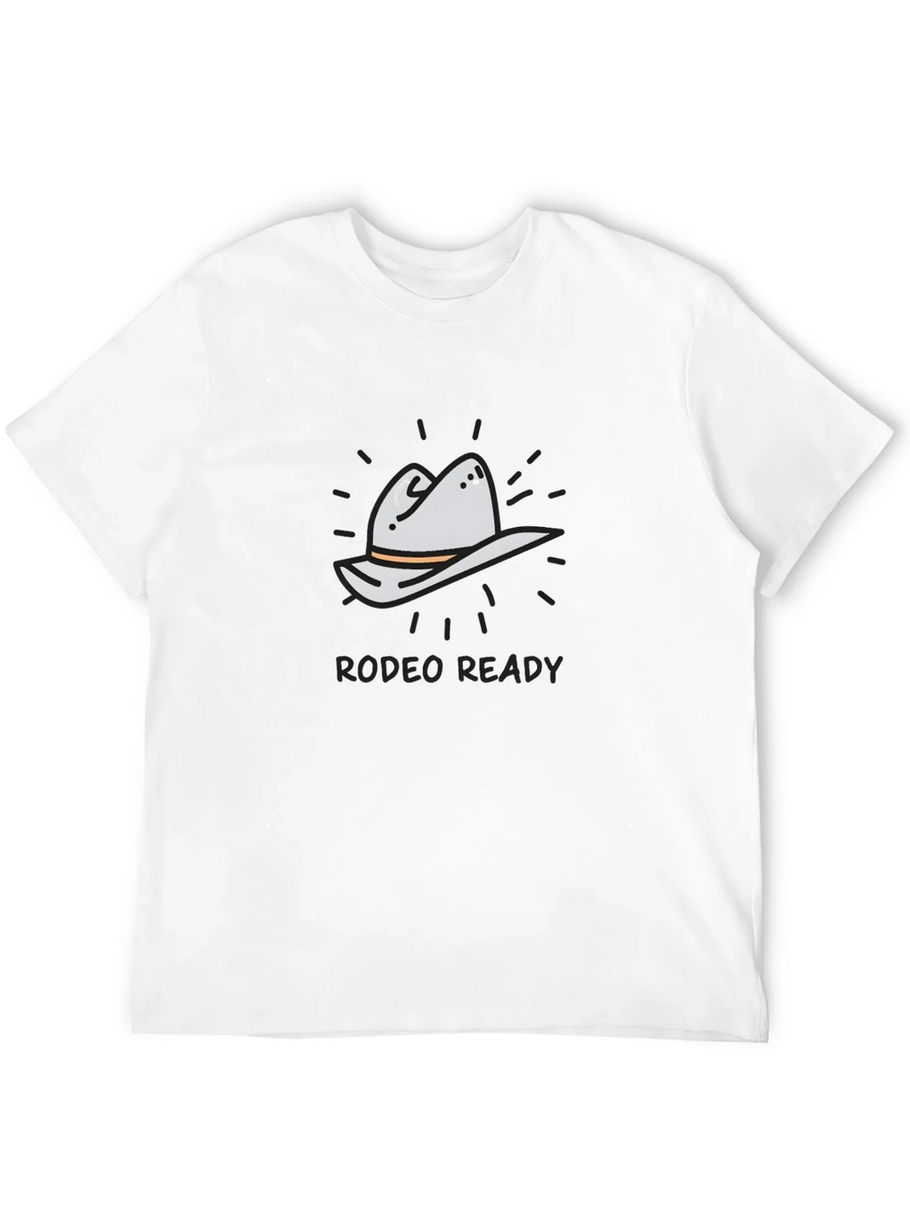 Rodeo Ready T-Shirt - Cowboy Hat Graphic Tee
