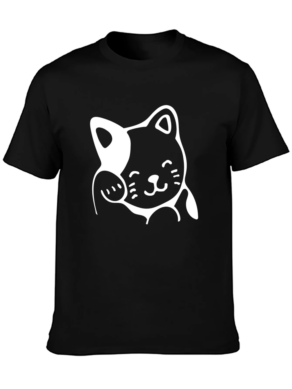 Lucky Cat Graphic Tee - Black product image 6