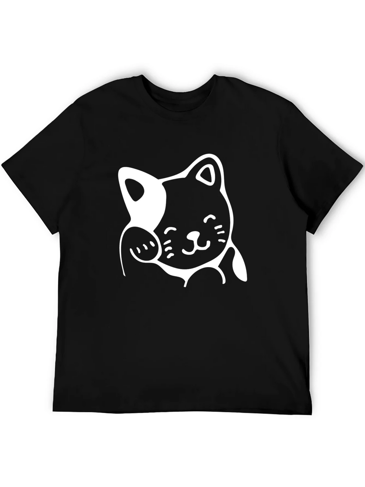 Lucky Cat Graphic Tee - Black product image 8
