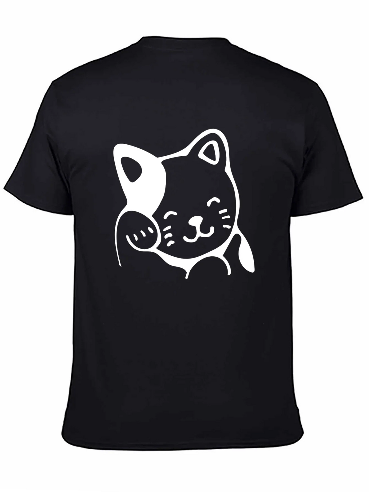 Lucky Cat Graphic Tee - Black product image 7