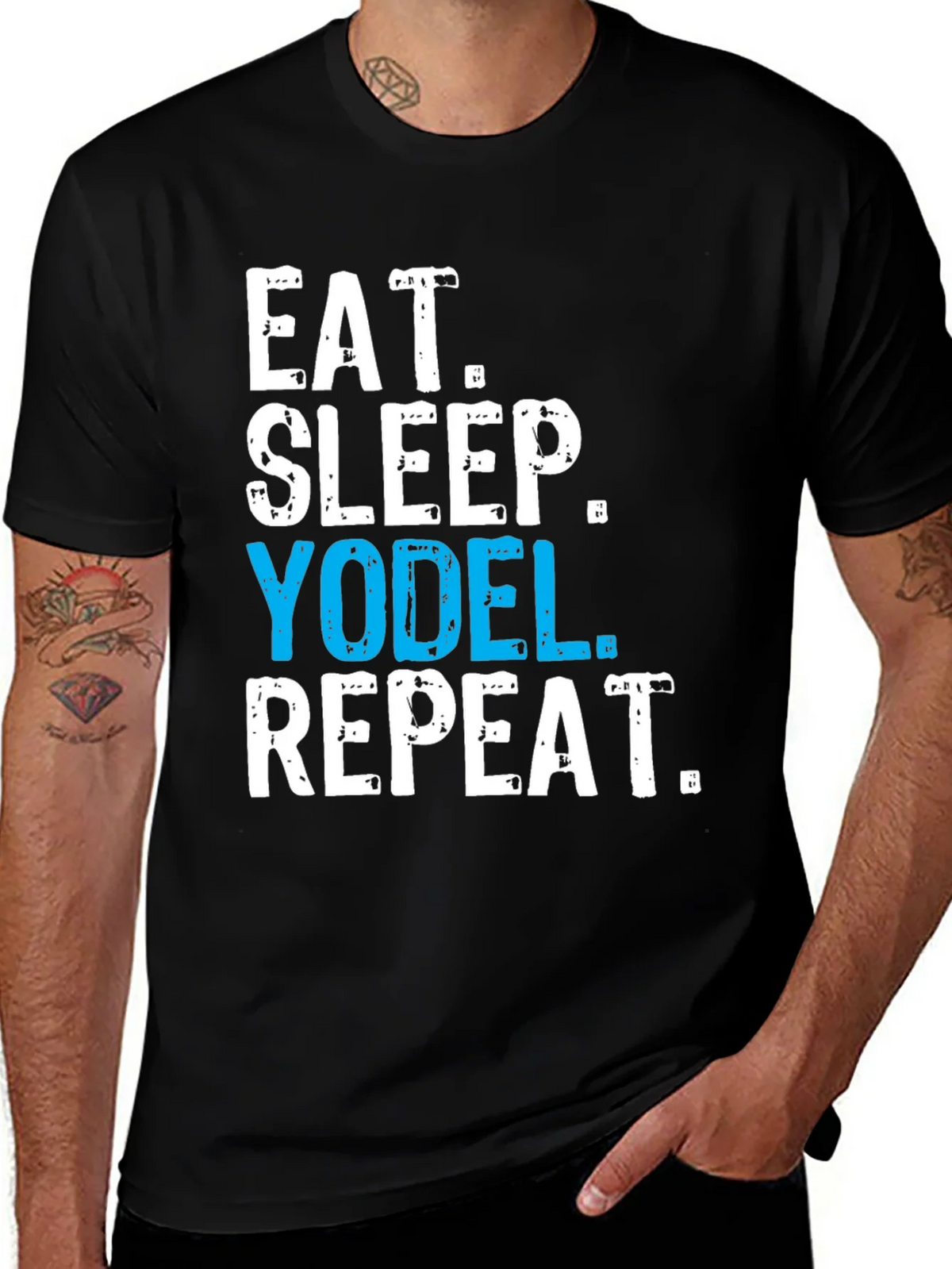 Eat Sleep Yodel Repeat T-Shirt product image 1