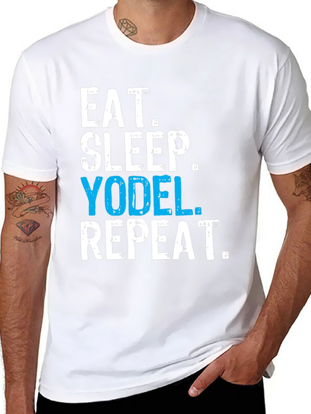 Eat Sleep Yodel Repeat T-Shirt product image 10