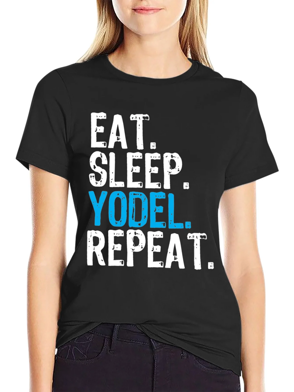 Eat Sleep Yodel Repeat T-Shirt product image 5