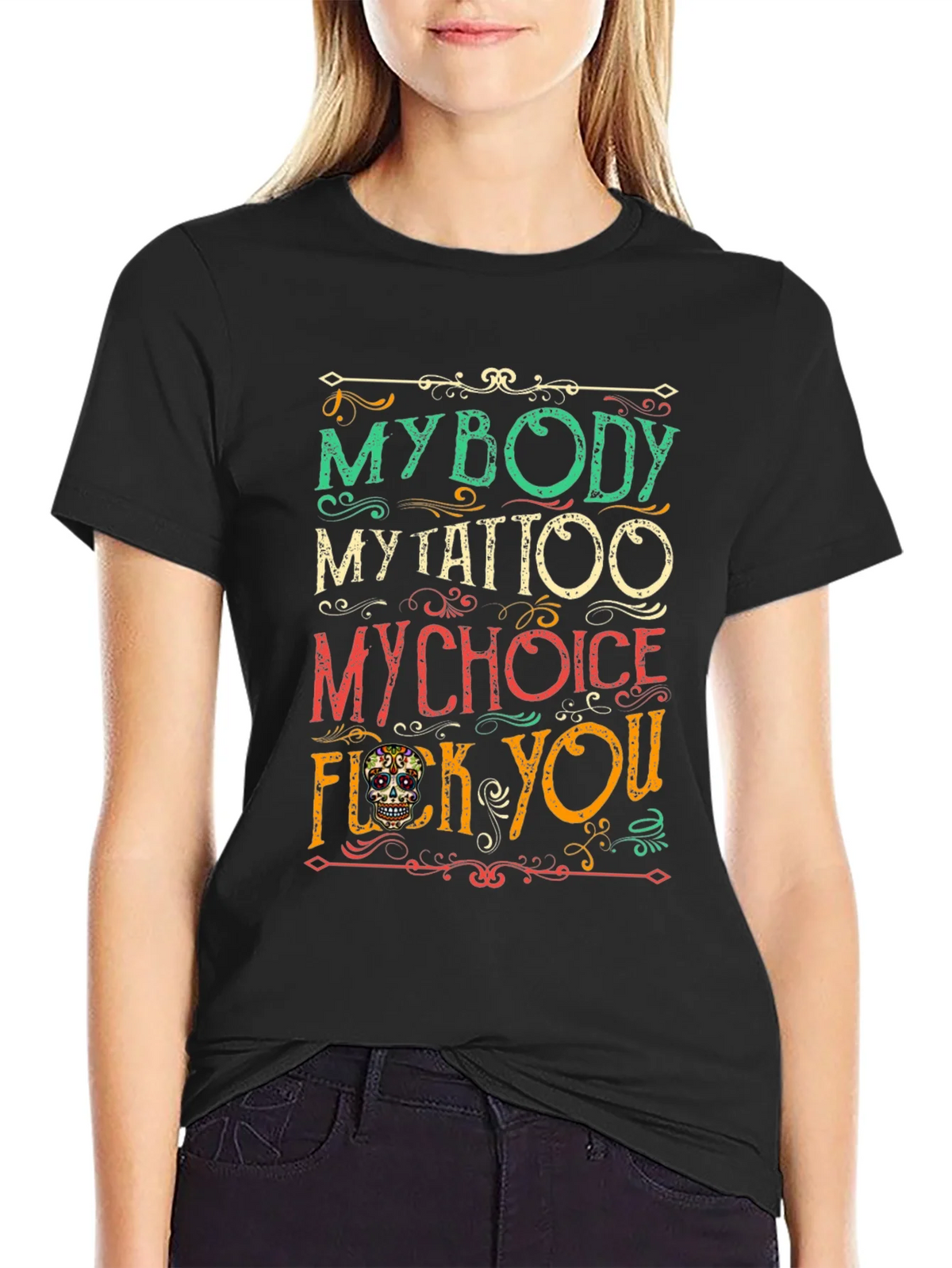My Body My Choice Tattoo T-Shirt product image 5