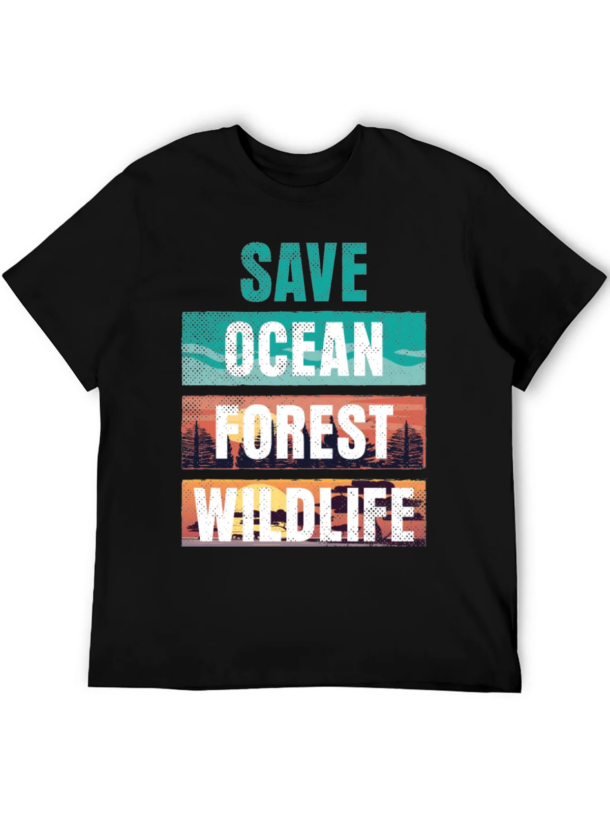 Save Ocean Forest Wildlife Graphic T-Shirt product image 8