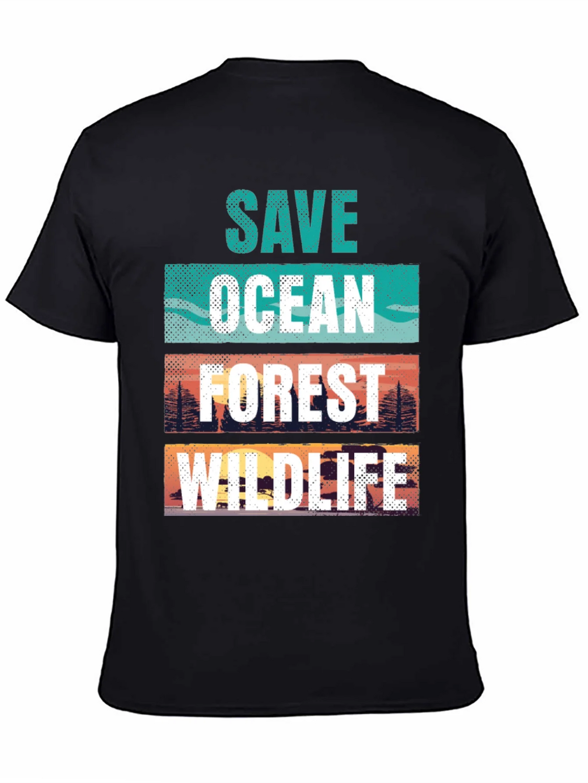 Save Ocean Forest Wildlife Graphic T-Shirt product image 7