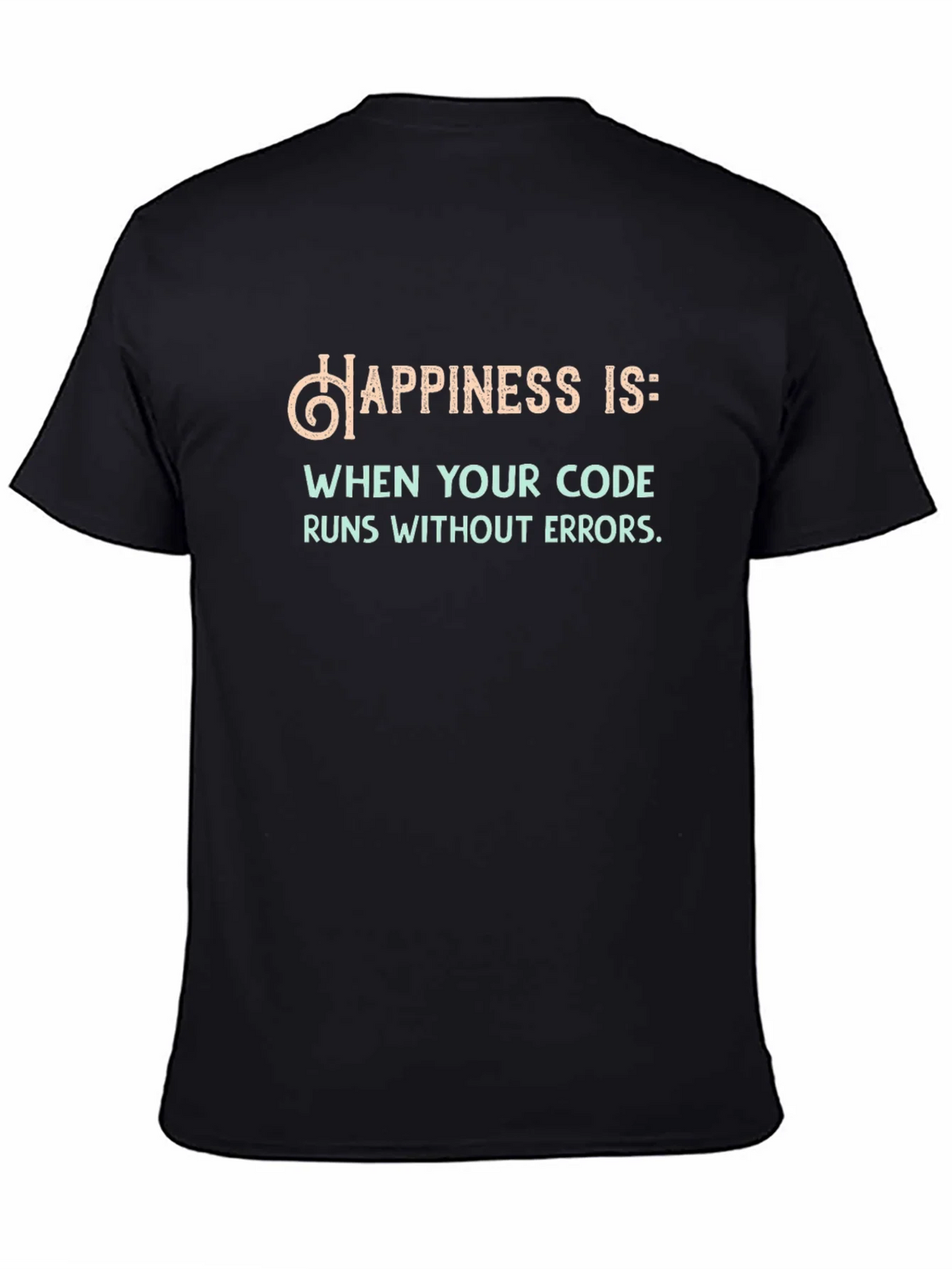 Happiness Runs Code T-Shirt - Funny Programmer Tee product image 7
