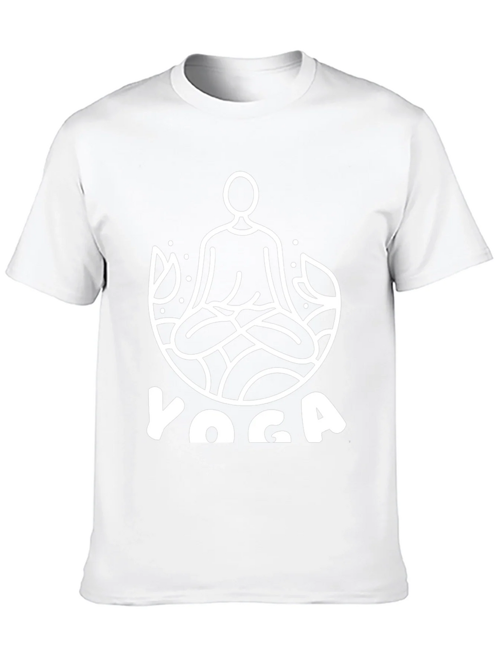 Yoga T-Shirt - Meditating Man Lotus Design product image 12
