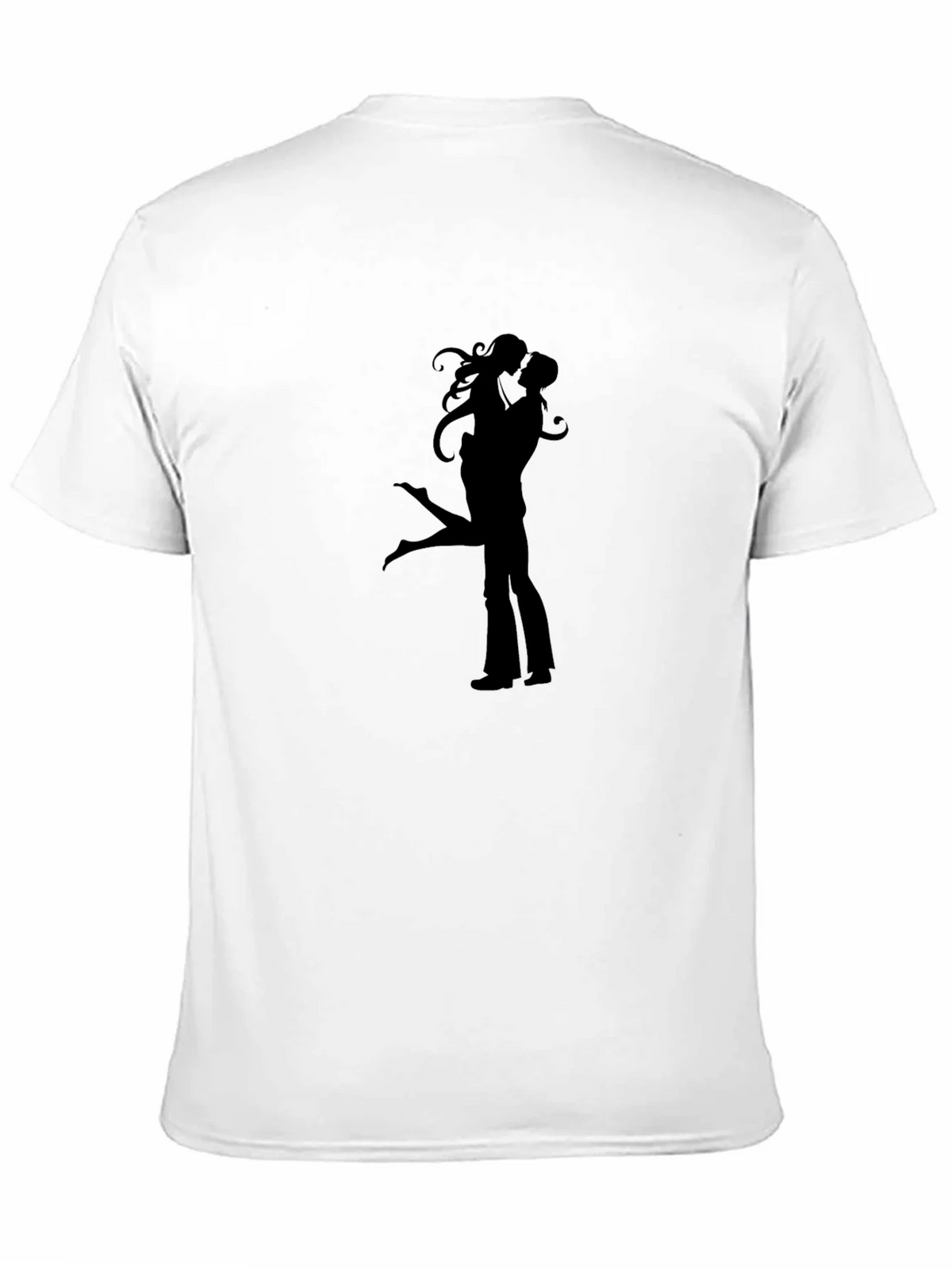 Silhouette Lovers Black Graphic Tee Shirt product image 2