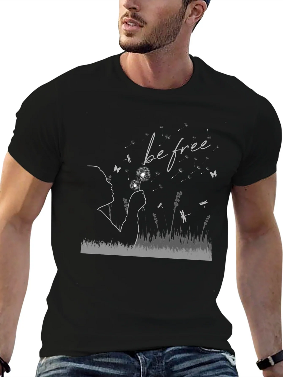 Be Free Dandelion T-Shirt - Soft Cotton Blend product image 9