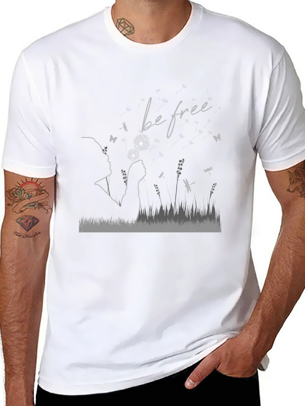 Be Free Dandelion T-Shirt - Soft Cotton Blend product image 10