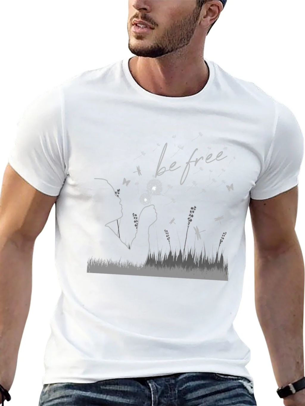 Be Free Dandelion T-Shirt - Soft Cotton Blend product image 4