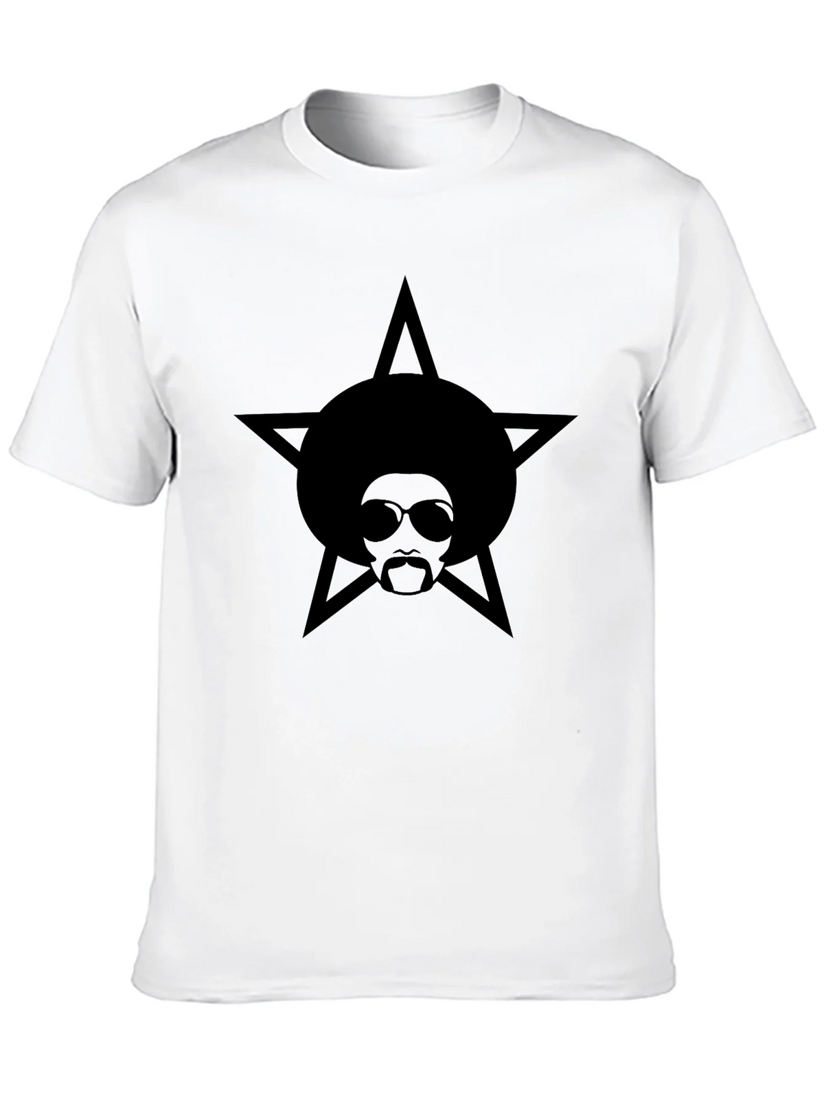 Afro Star Graphic Black T-Shirt product image 12